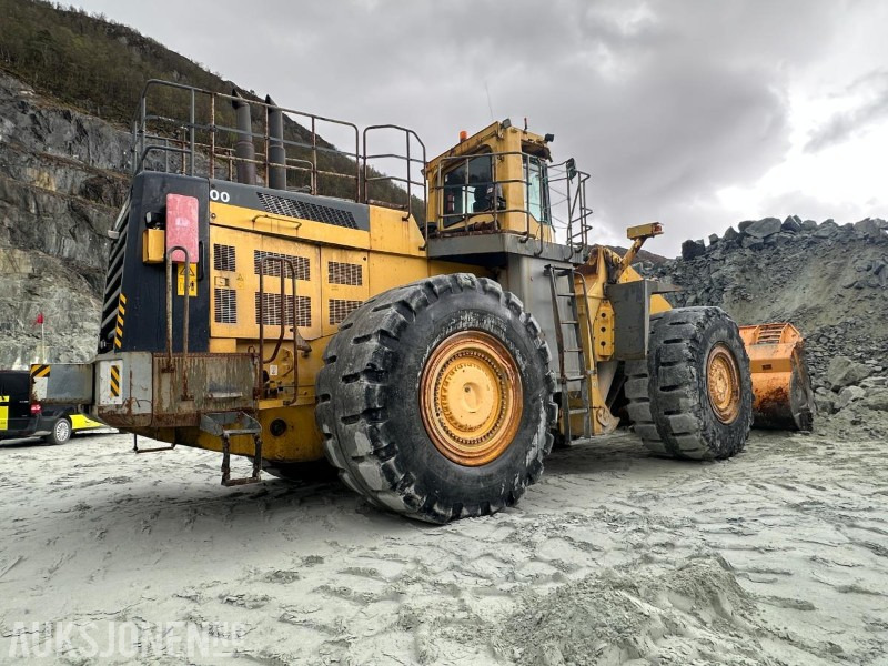 2003 Komatsu WA800-3 Hjullaster med 11 m3 skuffe - Spakstyring- Sertifisert til mai 2026 - Cargadora de ruedas: foto 5 2003 Komatsu WA800-3 Hjullaster med 11 m3 skuffe - Spakstyring- Sertifisert til mai 2026 - Cargadora de ruedas: foto 5