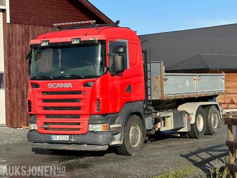 2007 SCANIA R480 6x2 KROKBIL - Camión multibasculante: foto 1 2007 SCANIA R480 6x2 KROKBIL - Camión multibasculante: foto 1