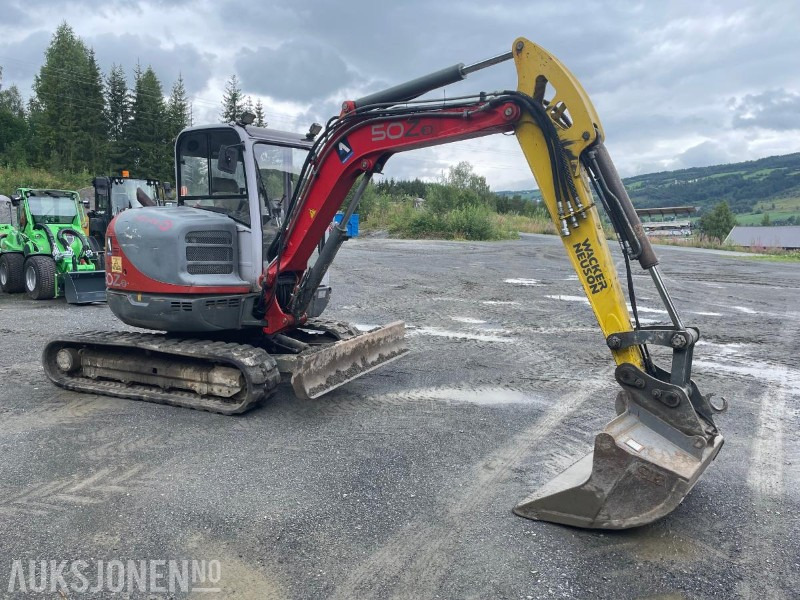 2007 Wacker Neuson 50Z3 rotortilt Hydraulisk S50 hurtigfeste 3 skuffer - Excavadora: foto 3 2007 Wacker Neuson 50Z3 rotortilt Hydraulisk S50 hurtigfeste 3 skuffer - Excavadora: foto 3