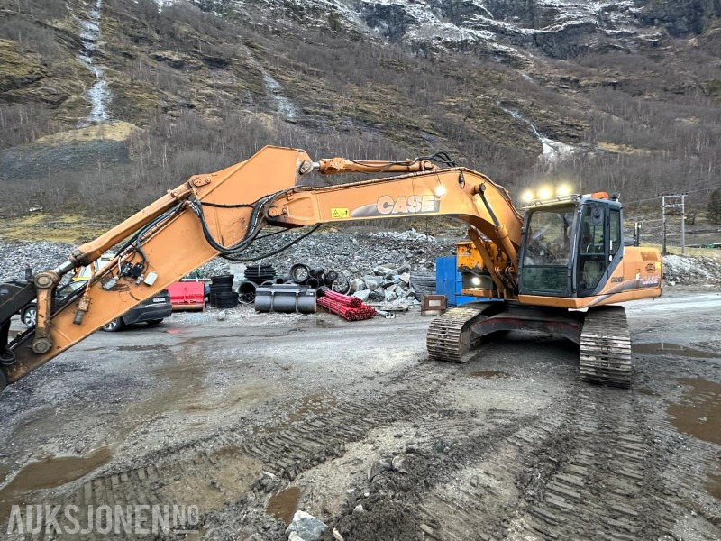 2009 Case CX210B Sertifisert Beltegraver m/Montabert CPA225E boretårn - Excavadora: foto 1 2009 Case CX210B Sertifisert Beltegraver m/Montabert CPA225E boretårn - Excavadora: foto 1