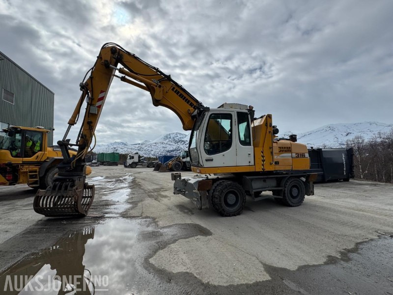 2009 Liebherr A316 Litronic hjulgraver - Hevbar hytte - Klype - 13065T - Excavadora: foto 1 2009 Liebherr A316 Litronic hjulgraver - Hevbar hytte - Klype - 13065T - Excavadora: foto 1