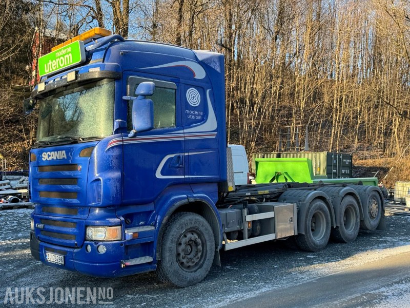 2009 Scania R480 krokbil / 4-akslet / Nylig EU-godkjent - Camión multibasculante: foto 1 2009 Scania R480 krokbil / 4-akslet / Nylig EU-godkjent - Camión multibasculante: foto 1