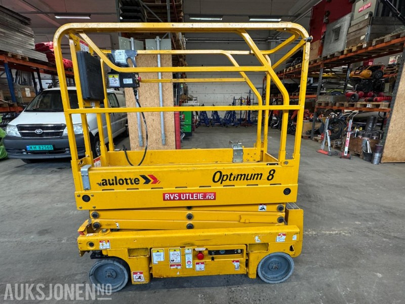 2010 Haulotte Optimum 8 sakselift på batteri / årskontrollert - Plataforma elevadora: foto 2 2010 Haulotte Optimum 8 sakselift på batteri / årskontrollert - Plataforma elevadora: foto 2