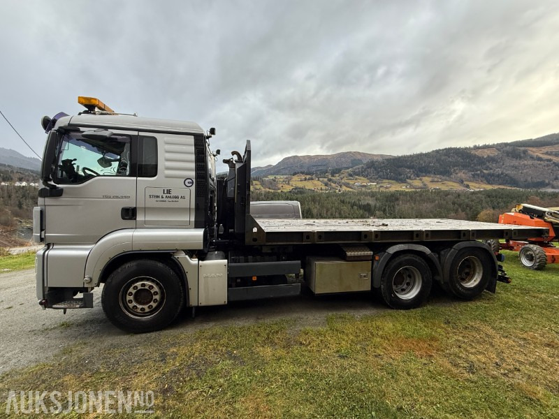 2010 MAN TGS 28.540 krokbil / krokløftbil - maskinflak + krokkasse - Camión multibasculante: foto 2 2010 MAN TGS 28.540 krokbil / krokløftbil - maskinflak + krokkasse - Camión multibasculante: foto 2