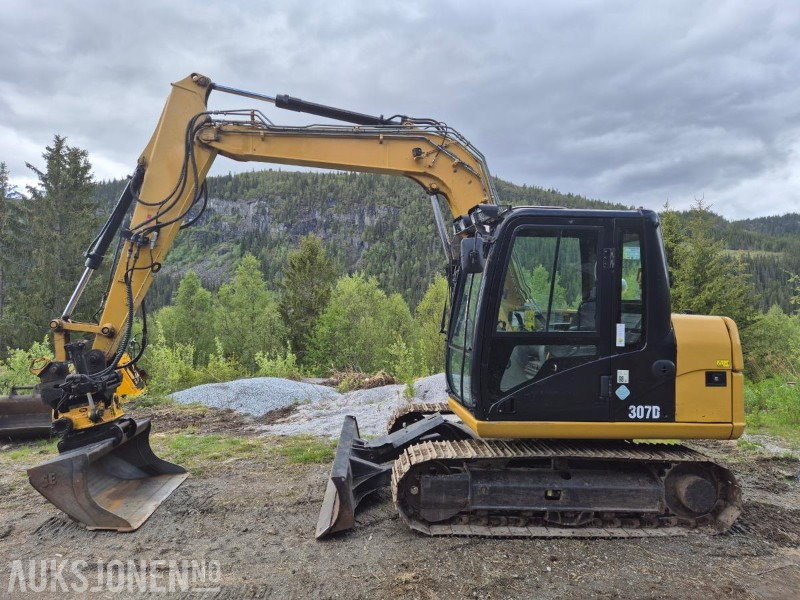 2011 Cat 307D beltegraver, med tiltrotator - Excavadora: foto 2 2011 Cat 307D beltegraver, med tiltrotator - Excavadora: foto 2