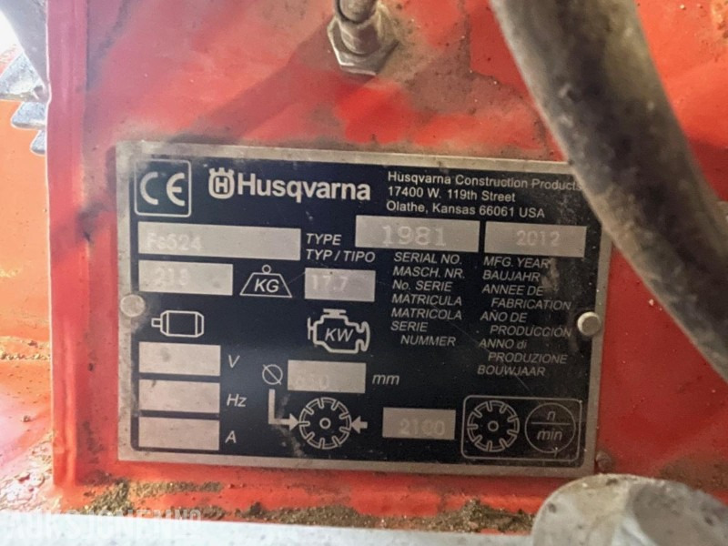 Equipo de construcción 2012 Husqvarna FS524 selvgående gulvsag: foto 6