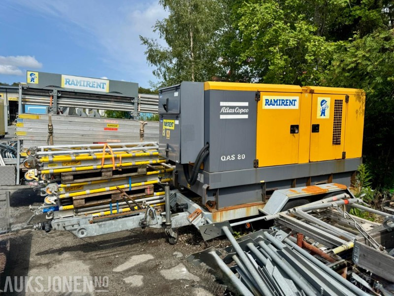 2013 Atlas Copco QAS 80 Aggregat - Timer: 10756 - Equipo de construcción: foto 5 2013 Atlas Copco QAS 80 Aggregat - Timer: 10756 - Equipo de construcción: foto 5