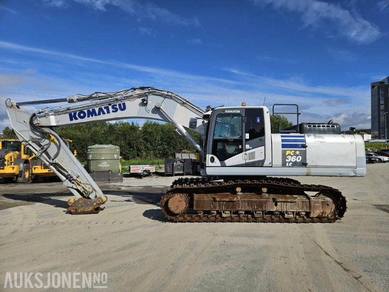 2013 Komatsu PC360LC-10 - Graveskuff - Sentralsmøring - HK - 9769T - Excavadora: foto 1 2013 Komatsu PC360LC-10 - Graveskuff - Sentralsmøring - HK - 9769T - Excavadora: foto 1