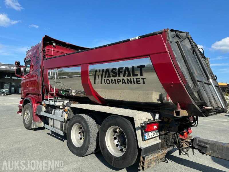 2013 Scania R500 tippbil med asfaltbalje og tilhenger - Camión volquete: foto 4 2013 Scania R500 tippbil med asfaltbalje og tilhenger - Camión volquete: foto 4