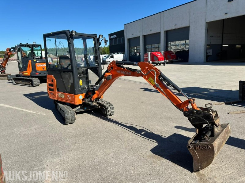 2017 Hitachi ZX19-5A CR minigraver / 3 skuffer / CE merket / 1.725 timer - Miniexcavadora: foto 3 2017 Hitachi ZX19-5A CR minigraver / 3 skuffer / CE merket / 1.725 timer - Miniexcavadora: foto 3