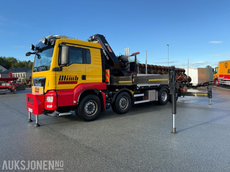 2017 MAN TGS 35.500 KRANBIL M/HIAB X-HIPRO 548 KRAN 8X4 HYDRODRIVE SERVICEHISTORIKK LAV KM. - Camión grúa: foto 1 2017 MAN TGS 35.500 KRANBIL M/HIAB X-HIPRO 548 KRAN 8X4 HYDRODRIVE SERVICEHISTORIKK LAV KM. - Camión grúa: foto 1