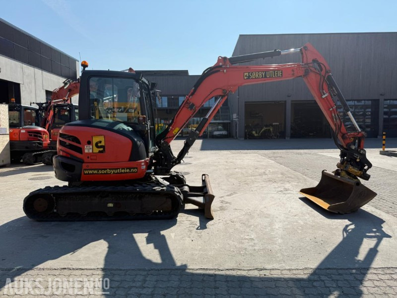 2018 Kubota U55-4 BELTEGRAVER ENGCON ROTOTILT 2 SKUFFER SERVICEHISTORIKK SENTRALSMØRING - Excavadora: foto 4 2018 Kubota U55-4 BELTEGRAVER ENGCON ROTOTILT 2 SKUFFER SERVICEHISTORIKK SENTRALSMØRING - Excavadora: foto 4