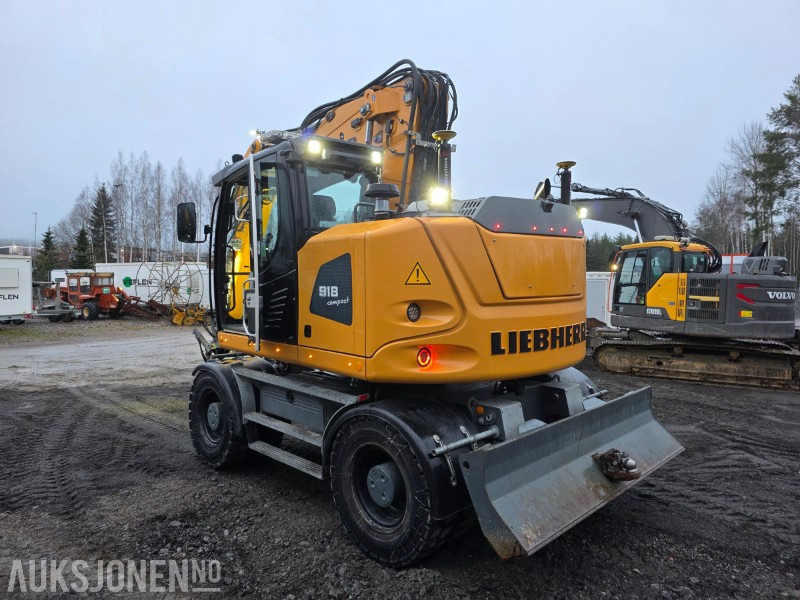 Excavadora 2018 Liebherr A918 compact litronic hjulgraver 18 T: foto 7 Excavadora 2018 Liebherr A918 compact litronic hjulgraver 18 T: foto 7