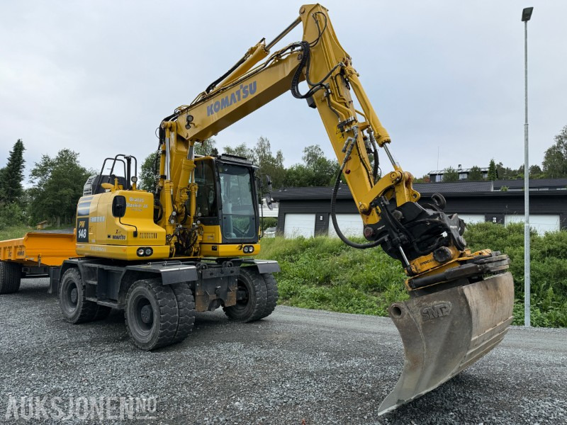 2019 Komatsu PW148-11 Hjulgraver - Leddet bom - GPS - Excavadora: foto 2 2019 Komatsu PW148-11 Hjulgraver - Leddet bom - GPS - Excavadora: foto 2