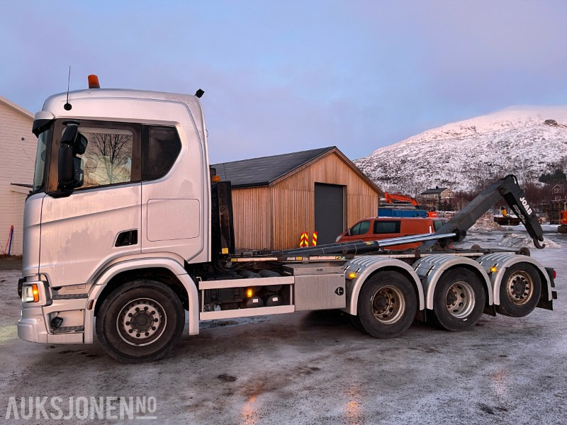 2019 Scania R500 8X4, 275105 km, Joab 24 tonns Krokløft, bilen leveres med ny Eu godkjenning - Camión multibasculante: foto 3 2019 Scania R500 8X4, 275105 km, Joab 24 tonns Krokløft, bilen leveres med ny Eu godkjenning - Camión multibasculante: foto 3