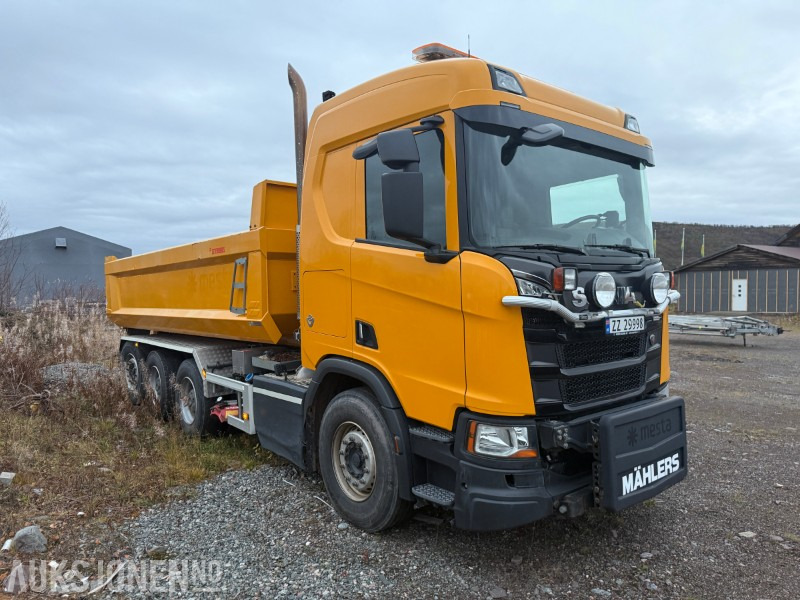 2019 Scania R580 8x4 - Krokbil - Brøyterigget - Underliggende skjær - Camión multibasculante: foto 3 2019 Scania R580 8x4 - Krokbil - Brøyterigget - Underliggende skjær - Camión multibasculante: foto 3