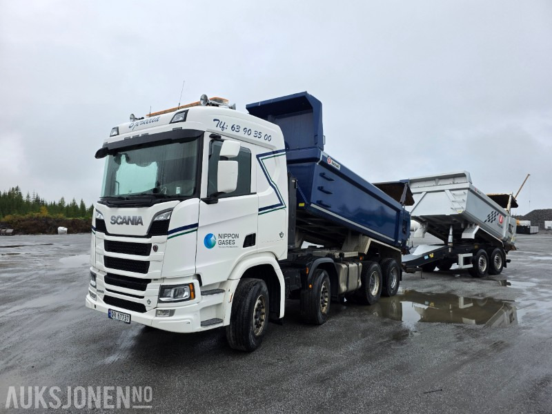 2019 Scania R650 8X4 tippbil med ISTRAIL henger Lav kilometer - Camión volquete: foto 1 2019 Scania R650 8X4 tippbil med ISTRAIL henger Lav kilometer - Camión volquete: foto 1