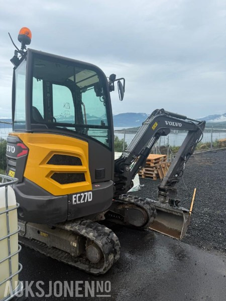 2019 Volvo EC27 GRAVEMASKIN - Miniexcavadora: foto 2 2019 Volvo EC27 GRAVEMASKIN - Miniexcavadora: foto 2