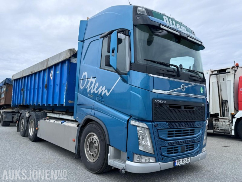 2019 Volvo FH 540 - Krokbil - Fjernstyrt Palfinger krokløftpåbygg med knekk på tårn - Nylig EU godkjent - Camión multibasculante: foto 3 2019 Volvo FH 540 - Krokbil - Fjernstyrt Palfinger krokløftpåbygg med knekk på tårn - Nylig EU godkjent - Camión multibasculante: foto 3