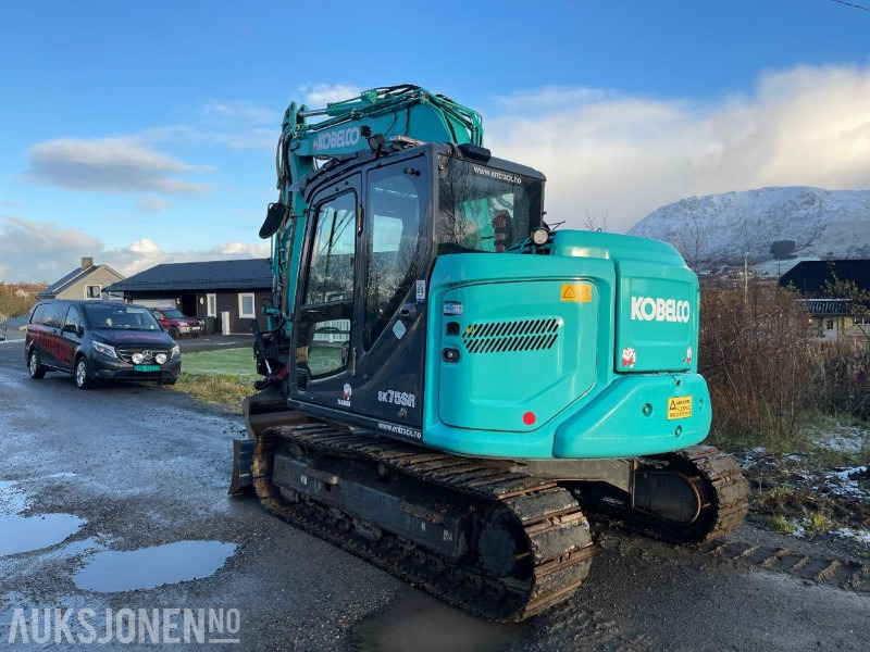 2021 Kobelco SK75SR-7 Gravemaskin med skjær, tiltrotator med gripekassett, nylig sertifisert, kun 2400 timer - Miniexcavadora: foto 4 2021 Kobelco SK75SR-7 Gravemaskin med skjær, tiltrotator med gripekassett, nylig sertifisert, kun 2400 timer - Miniexcavadora: foto 4
