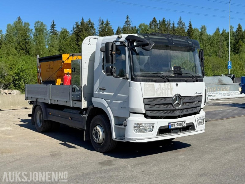2021 Mercedes-Benz Atego 1530 lappebil/asfaltcontainer/hengsrød plan/adaptiv cruisecontrol/kamera - Camión caja abierta: foto 3 2021 Mercedes-Benz Atego 1530 lappebil/asfaltcontainer/hengsrød plan/adaptiv cruisecontrol/kamera - Camión caja abierta: foto 3