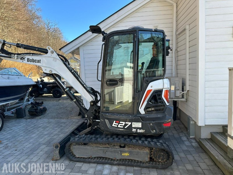 2022 Bobcat E27 mingraver med 3 skuffer / klype / 446 timer - Miniexcavadora: foto 4 2022 Bobcat E27 mingraver med 3 skuffer / klype / 446 timer - Miniexcavadora: foto 4