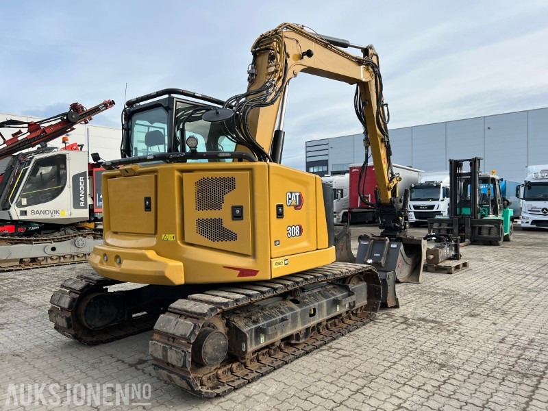 2022 Cat 308 07A CR,TRS8 tilt, 3 skuffer, klype, hammer, dieselvarmer ++ - Excavadora: foto 5 2022 Cat 308 07A CR,TRS8 tilt, 3 skuffer, klype, hammer, dieselvarmer ++ - Excavadora: foto 5