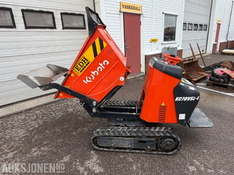 2022 Kubota KC70 minidumper - 7kW - 3600 rpm - Beltebredder - Dúmper: foto 1 2022 Kubota KC70 minidumper - 7kW - 3600 rpm - Beltebredder - Dúmper: foto 1