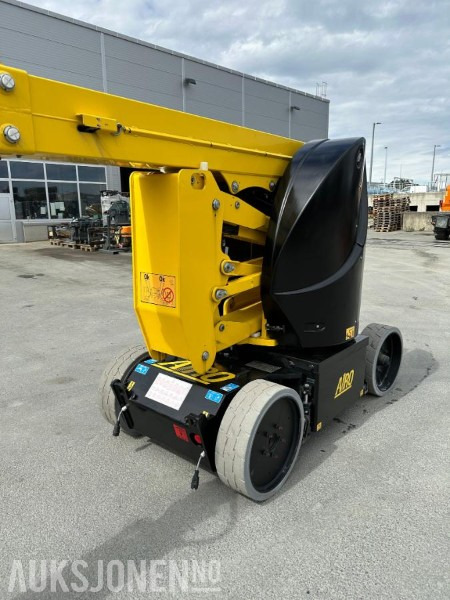 Plataforma elevadora 2023 AIRO A12 JE, elektrisk bomlift -	Roterende Jibb - Arbeidshøyde 12,1 m. - Leveres med ny årskontroll!: foto 6