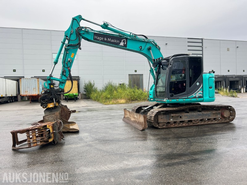 2023 Kobelco SK140SRLC-5 med Engcon tilt, grav, puss og klype - Excavadora: foto 2 2023 Kobelco SK140SRLC-5 med Engcon tilt, grav, puss og klype - Excavadora: foto 2