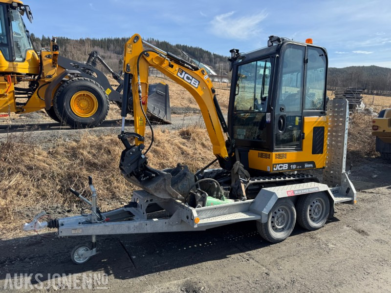 2024 JCB 19 C-1 MINIGRAVER, 3 SKUFFER, PIGGHAMMER, MASKINHENGER, KUN 200 TIMER, UTVIDET GARANTI - Miniexcavadora: foto 2 2024 JCB 19 C-1 MINIGRAVER, 3 SKUFFER, PIGGHAMMER, MASKINHENGER, KUN 200 TIMER, UTVIDET GARANTI - Miniexcavadora: foto 2