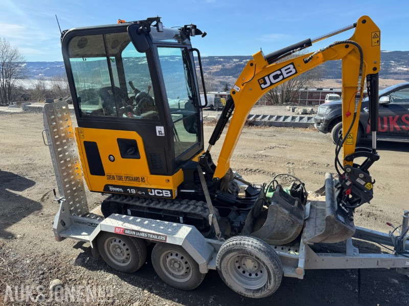 2024 JCB 19 C-1 MINIGRAVER, 3 SKUFFER, PIGGHAMMER, MASKINHENGER, KUN 200 TIMER, UTVIDET GARANTI - Miniexcavadora: foto 4 2024 JCB 19 C-1 MINIGRAVER, 3 SKUFFER, PIGGHAMMER, MASKINHENGER, KUN 200 TIMER, UTVIDET GARANTI - Miniexcavadora: foto 4