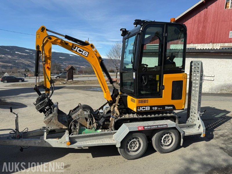 2024 JCB 19 C-1 MINIGRAVER, 3 SKUFFER, PIGGHAMMER, MASKINHENGER, KUN 200 TIMER, UTVIDET GARANTI - Miniexcavadora: foto 1 2024 JCB 19 C-1 MINIGRAVER, 3 SKUFFER, PIGGHAMMER, MASKINHENGER, KUN 200 TIMER, UTVIDET GARANTI - Miniexcavadora: foto 1