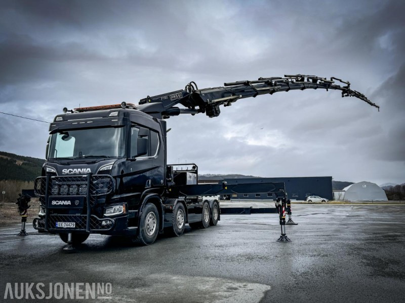 2025 Scania R770 - 8x4 - Trekkvogn med Fassi 115 Tonnmeter kran med L616 Jib og V20 Vinsj - Model F1150RA.2.28 XHE-Dynamic - Kun 11.000 km - Camión grúa: foto 1 2025 Scania R770 - 8x4 - Trekkvogn med Fassi 115 Tonnmeter kran med L616 Jib og V20 Vinsj - Model F1150RA.2.28 XHE-Dynamic - Kun 11.000 km - Camión grúa: foto 1