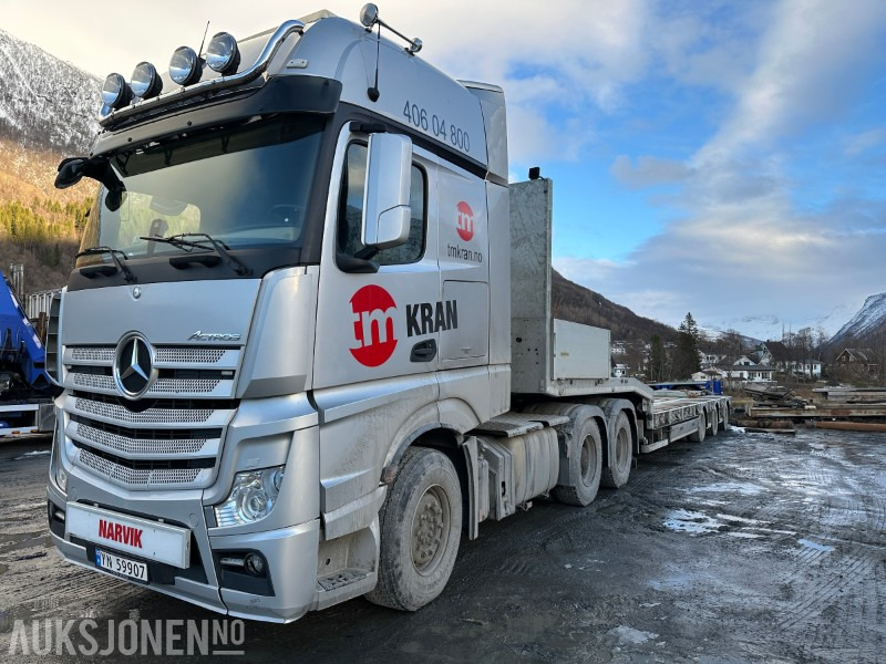 2014 MERCEDES-BENZ ACTROS TREKKVOGN MED HUMBAUR HTS30SCHRAG HENGER - Cabeza tractora: foto 1 2014 MERCEDES-BENZ ACTROS TREKKVOGN MED HUMBAUR HTS30SCHRAG HENGER - Cabeza tractora: foto 1