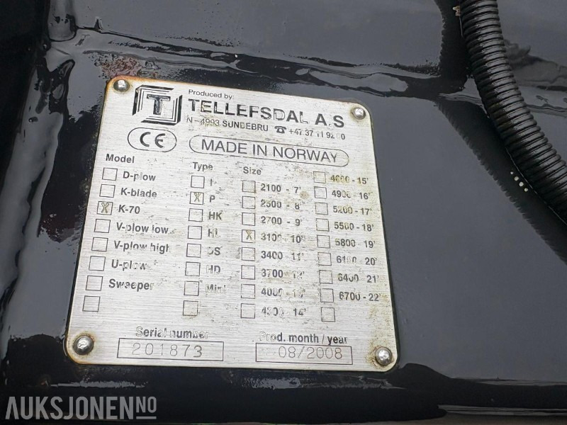 Tellefstal K-70 plog - Camión: foto 4 Tellefstal K-70 plog - Camión: foto 4