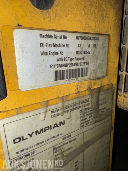 Equipo de construcción Cat Olympian GEP30 generator, 30 kva: foto 14