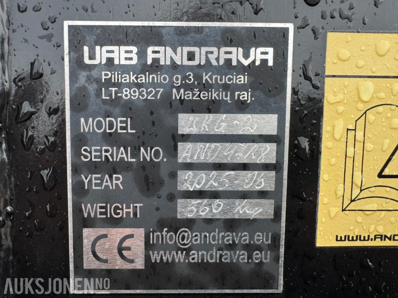 2025 ANDRAVA 2 m3 traktorskuffe - Maquinaria agrícola: foto 2 2025 ANDRAVA 2 m3 traktorskuffe - Maquinaria agrícola: foto 2