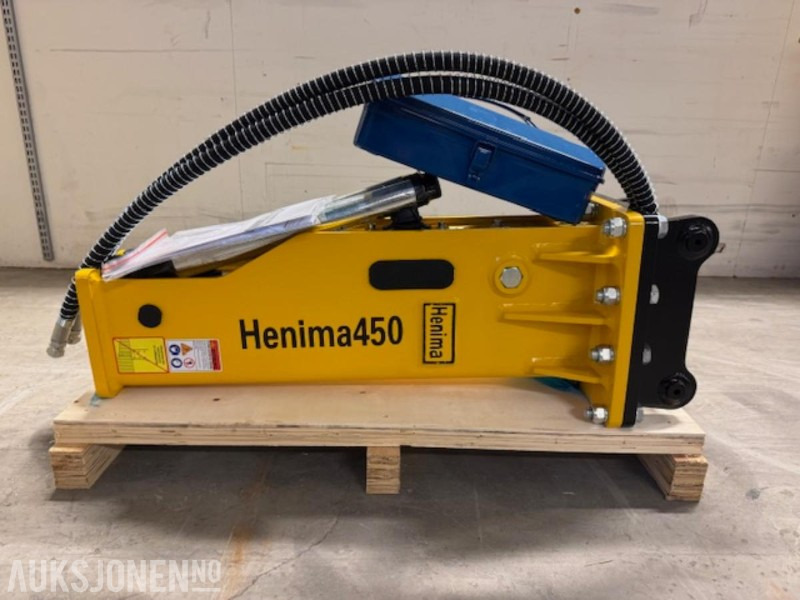 NY HENIMA 450 PIGGHAMMER TIL 1,2-3 TONNS GRAVEMASKIN S30 M/GARANTI - Martillo hidráulico: foto 1 NY HENIMA 450 PIGGHAMMER TIL 1,2-3 TONNS GRAVEMASKIN S30 M/GARANTI - Martillo hidráulico: foto 1