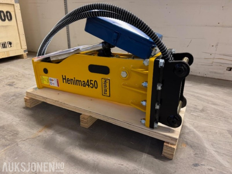 NY HENIMA 450 PIGGHAMMER TIL 1,2-3 TONNS GRAVEMASKIN S30 M/GARANTI - Martillo hidráulico para Maquinaria de construcción: foto 2 NY HENIMA 450 PIGGHAMMER TIL 1,2-3 TONNS GRAVEMASKIN S30 M/GARANTI - Martillo hidráulico para Maquinaria de construcción: foto 2