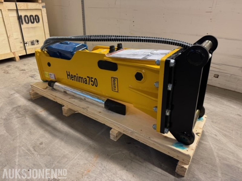 NY HENIMA PIGGHAMMER TIL 6-9 TONNS GRAVEMASKIN S50 M/GARANTI - Martillo hidráulico: foto 2 NY HENIMA PIGGHAMMER TIL 6-9 TONNS GRAVEMASKIN S50 M/GARANTI - Martillo hidráulico: foto 2