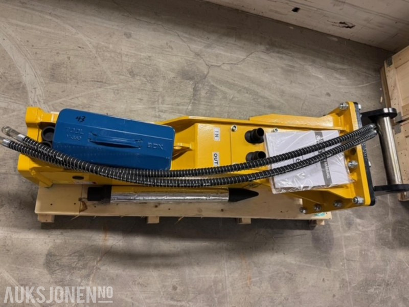 NY HENIMA PIGGHAMMER TIL 6-9 TONNS GRAVEMASKIN S50 M/GARANTI - Martillo hidráulico: foto 4 NY HENIMA PIGGHAMMER TIL 6-9 TONNS GRAVEMASKIN S50 M/GARANTI - Martillo hidráulico: foto 4
