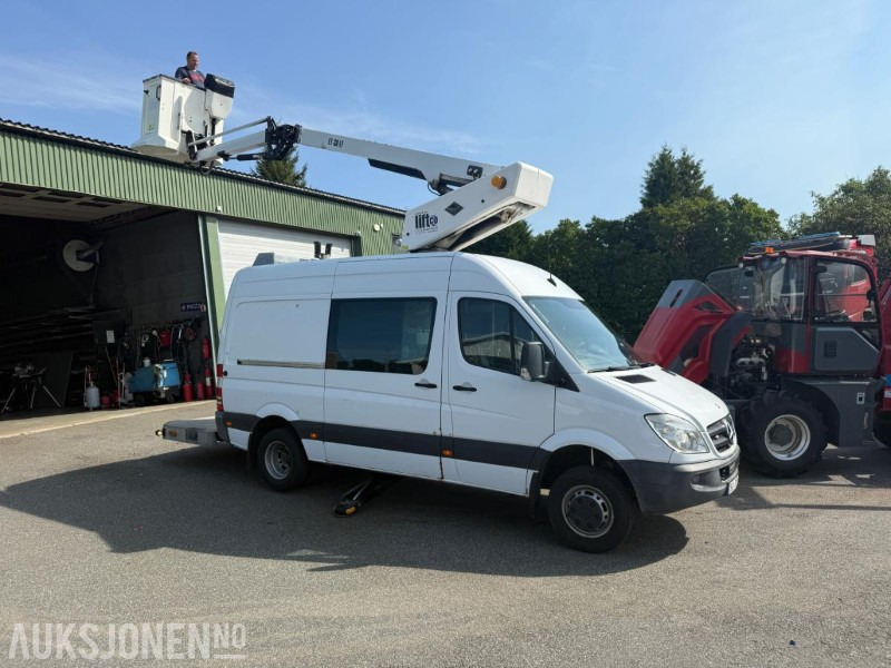 2009 Mercedes-Benz Sprinter 515CDI liftbil - 14m løftehøyde - Vehículo municipal: foto 5 2009 Mercedes-Benz Sprinter 515CDI liftbil - 14m løftehøyde - Vehículo municipal: foto 5