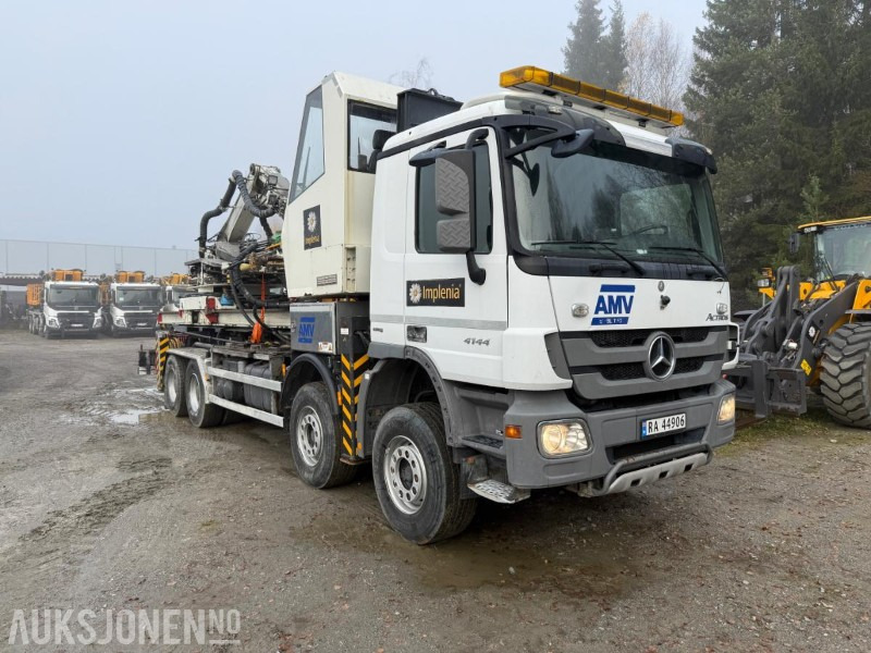 2013 MERCEDES-BENZ 4144 ACTROS, AMV Bolterigg, Nylig EU-godkjent chassi - Vehículo municipal: foto 3 2013 MERCEDES-BENZ 4144 ACTROS, AMV Bolterigg, Nylig EU-godkjent chassi - Vehículo municipal: foto 3