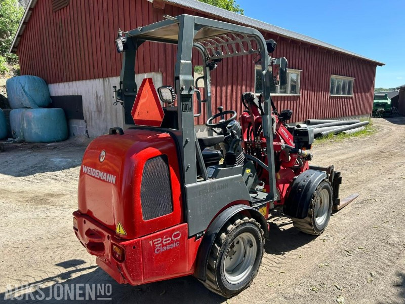 Weidemann 1260 CLASSIC HJULLASTER-PALLEGAFFEL-SKUFFE - Cargadora de ruedas: foto 5 Weidemann 1260 CLASSIC HJULLASTER-PALLEGAFFEL-SKUFFE - Cargadora de ruedas: foto 5