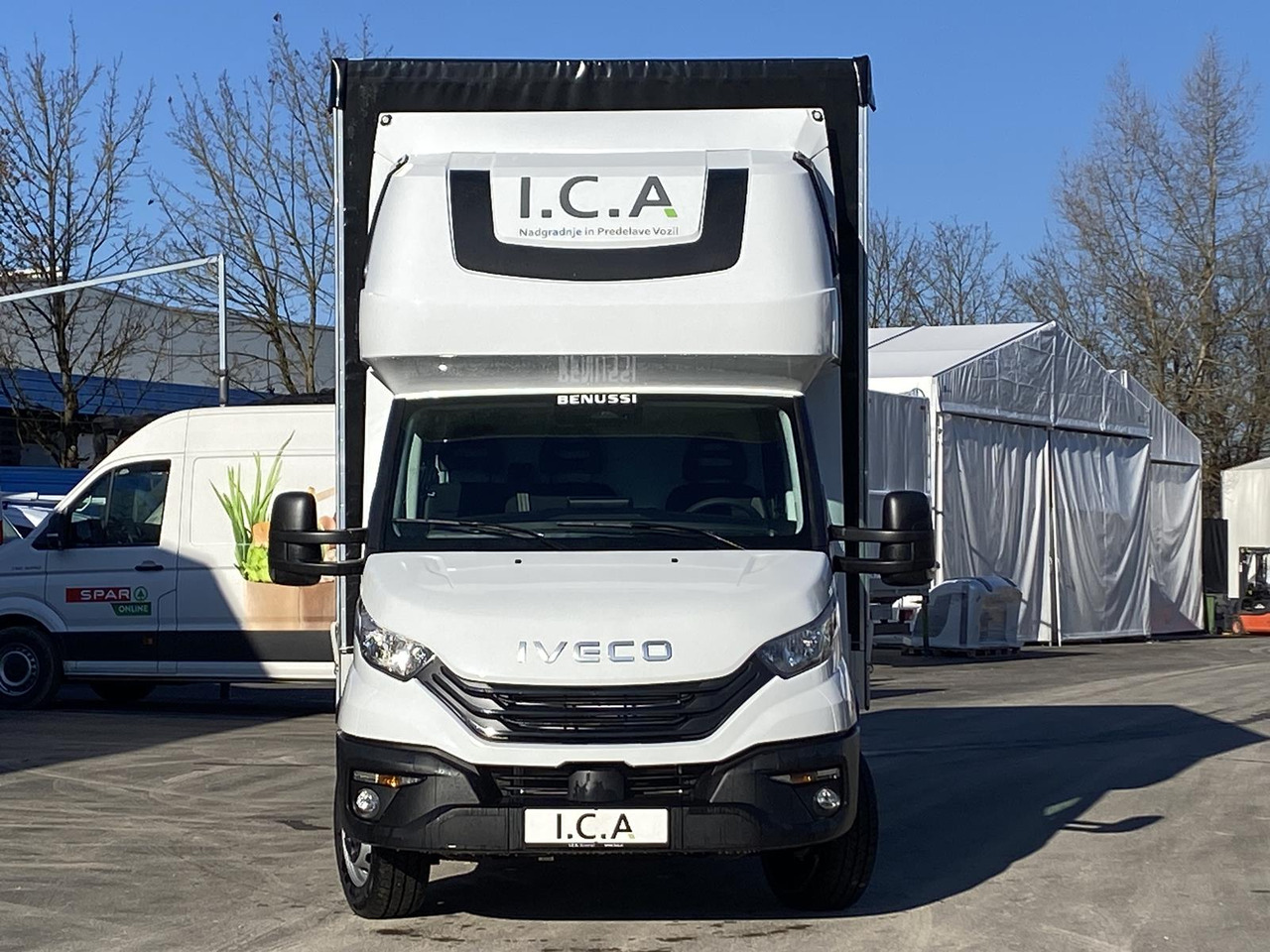 Furgoneta con lona nuevo IVECO DAILY 35S18HP  D30C | PRITSCHE PLANE + SCHLAFKABINE + LADERAMPE: foto 33