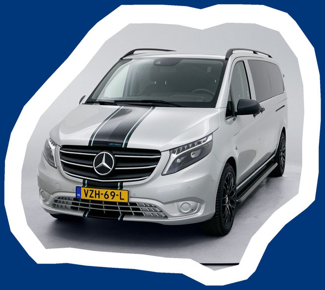 Mercedes-Benz Vito 114 CDI Extra Lang DC 19" inch AMG Dubbele Cabine XL LED Trekhaak Apple Carplay/Android Auto Achteruitrijcamera Cruise Control - Furgoneta pequeña, Furgoneta combi: foto 1 Mercedes-Benz Vito 114 CDI Extra Lang DC 19" inch AMG Dubbele Cabine XL LED Trekhaak Apple Carplay/Android Auto Achteruitrijcamera Cruise Control - Furgoneta pequeña, Furgoneta combi: foto 1