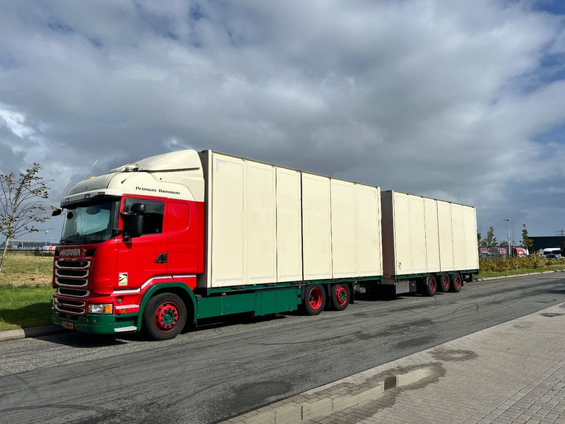 Scania R450 6X2*4 Combi Retarder / Standclma / Full Air / zijdeuren - Camión caja cerrada: foto 1 Scania R450 6X2*4 Combi Retarder / Standclma / Full Air / zijdeuren - Camión caja cerrada: foto 1