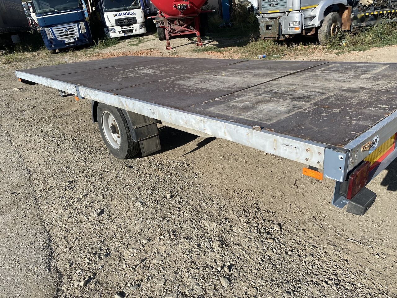 Schmitz Cargobull REPACOM Rema remorca 6,5 m lungime platforma pentru marfa / util - Remolque plataforma/ Caja abierta: foto 2 Schmitz Cargobull REPACOM Rema remorca 6,5 m lungime platforma pentru marfa / util - Remolque plataforma/ Caja abierta: foto 2