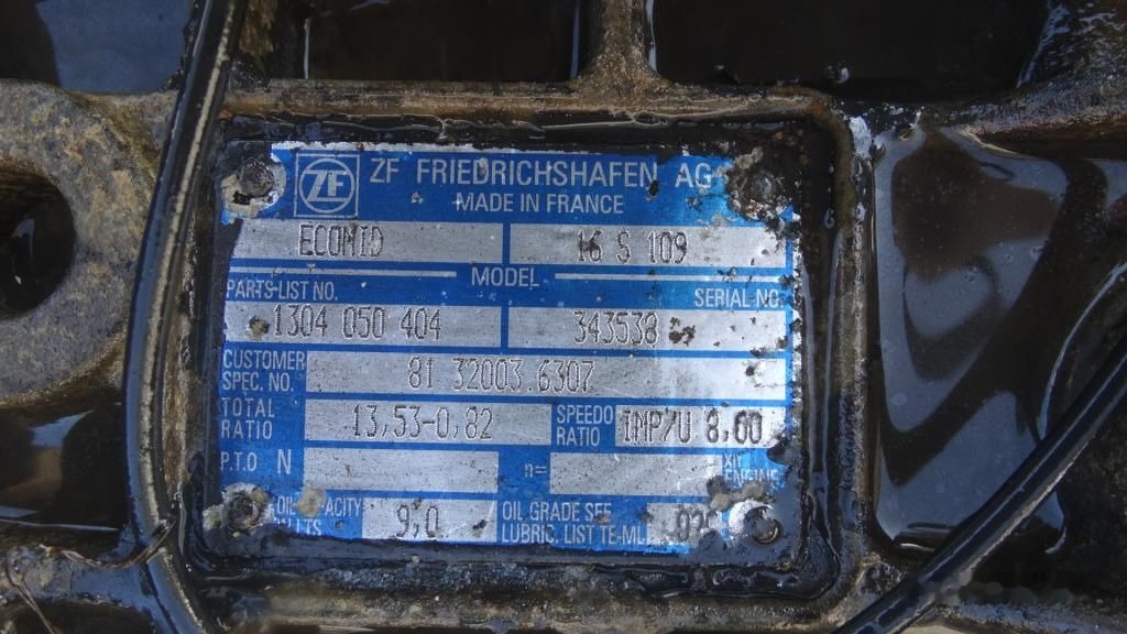 MAN ZF 16S109 MAN - Caja de cambios para Camión: foto 2 MAN ZF 16S109 MAN - Caja de cambios para Camión: foto 2
